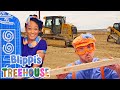 Blippi Treehouse Blippi Visits A Construction Site Educational Videos For Kids Blippi Toys