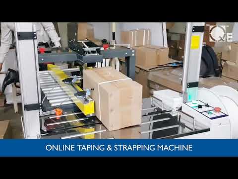 Combination Strapping Taping Online Machine