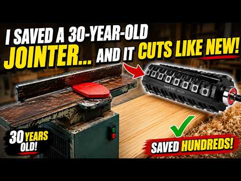  I Saved a 30-Year-Old Jointer... and It Cuts Like NEW!