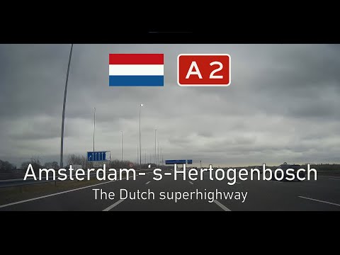 2021 - 18 A2 Amsterdam - Utrecht - 's-Hertogenbosch. The 5 lane superhighway