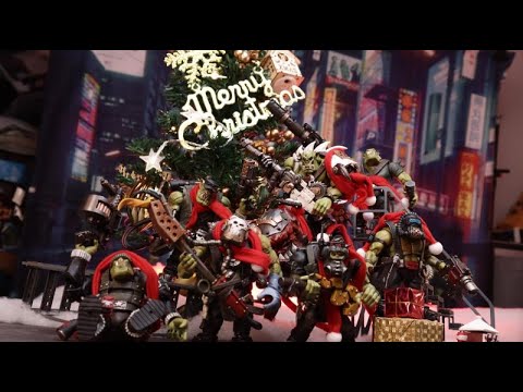 The Goff Rocker - Ere We Go 【WarHammer 40K Orks Song Stop Motion Animation】Made by @Mangmotion