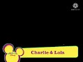 Playhouse Disney Screen Bug Charlie Lola 2008 2011 RECREATED PICTURE ONLY