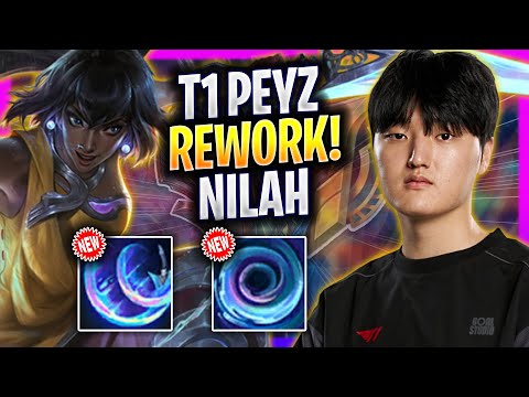 T1 PEYZ TRIES NILAH WITH NEW REWORK! - T1 Peyz Plays Nilah ADC vs Aphelios! | Season 2026