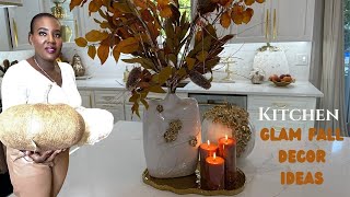 Glam Fall Kitchen Decorating Ideas | Great and Easy Way to Decorate Your Kitchen for Fall
