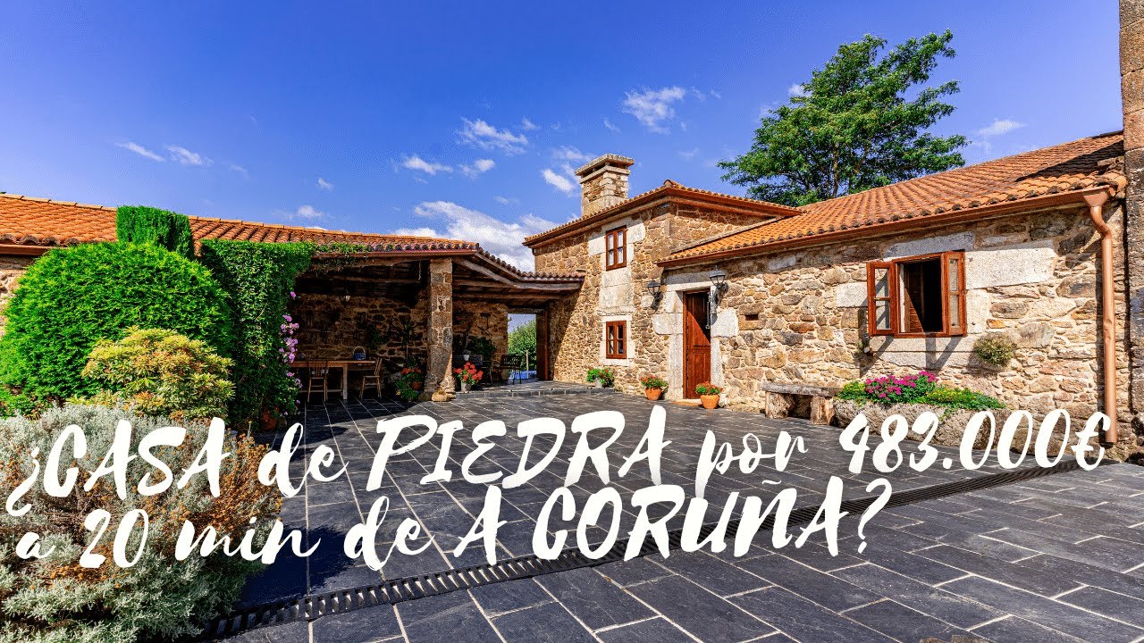 ?? ¡Magnífica CASA de PIEDRA con TERRENO en A LARACHA (A CORUÑA-GALICIA)! a pocos km de la PLAYA.
