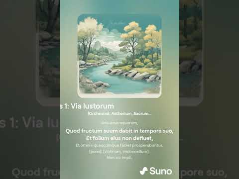 Psalmus 1  Via Iustorum   @AmigosdoBringhenti