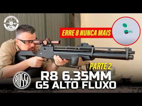 ERRE 8 NUNCA MAIS? Rossi R8 6.35mm G5 Alto Fluxo Teste de Agrupamento | PARTE 2