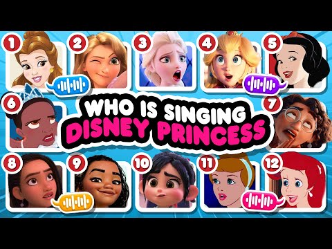 Guess Who's Singing? Guess 40 Disney Princesses | Disney Princess Song Quiz | Elsa, Mirabel, Ariel