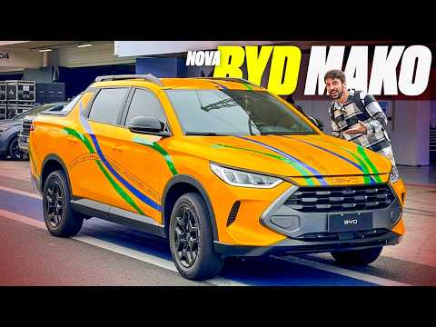 Nova BYD Mako - DIRIGINDO PELA PRIMEIRA VEZ! ANDA BEM? MELHOR QUE TORO E MAVERICK? CLICA E VEM VER