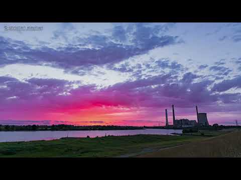 Abendrot am Niederrhein