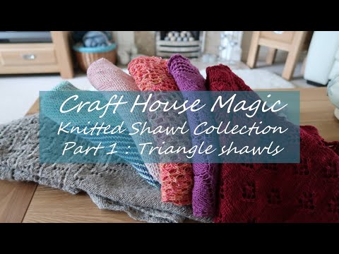 Knitted Shawl Collection: Part 1: Triangle Shaped Shawls