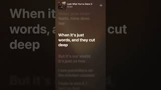 Drake-Look What You&#39;ve done lyrics #lyrics #viral #music #trending #drake #spotify