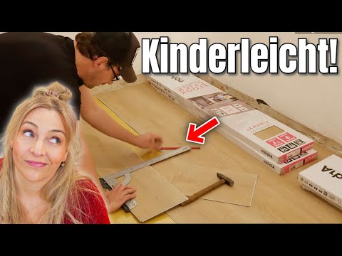 ❌ KLICK VINYL auf FLIESEN verlegen 👉🏻 MACH DAS!