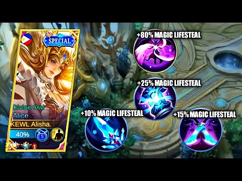 ALICE FULL LIFESTEAL BUILD!! NEW BEST BUILD FOR ALICE 2022!!