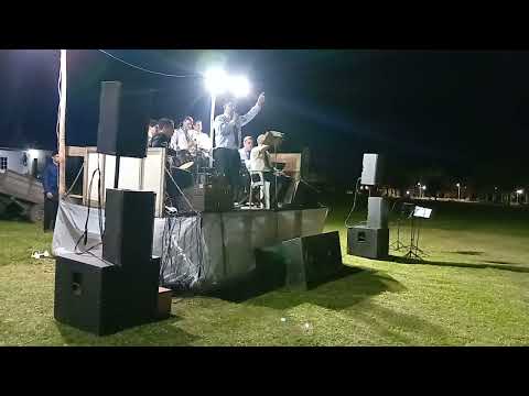 Grupo salvación.Noche de campaña barrio puerto  monte caseros.Corrientes.