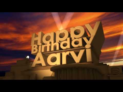Happy Birthday Aarvi