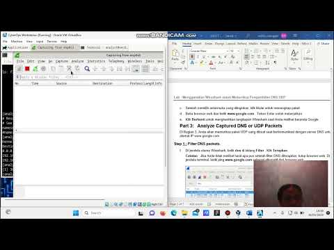 Lab - Using Wireshark to Examine a UDP DNS Capture.