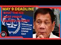 ICC Deadline Vs Duterte What Happens On May 9 2025 War On Drugs Case Update