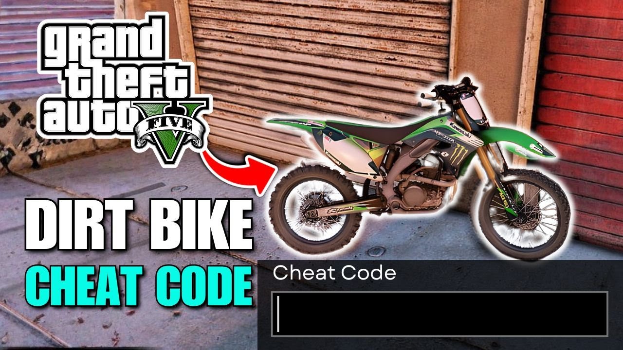 GTA 5: Dirt bike cheat code #gta5