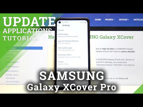 How to Stop Apps Auto-Update – Google Play Store on SAMSUNG Galaxy XCover Pro