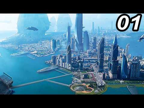 Starting a SCI-FI MEGACITY in Anno 2205 HARD || Sci-Fi City Builder FULL GAME Lets Play Part 01