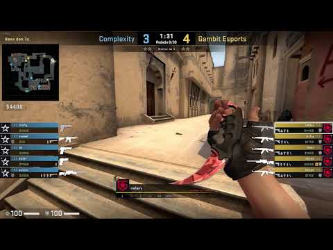 Pov nafany (19/12) CS GO DEMO - MIRAGE - 16 GAMBIT VS 7 COMPLEXITY (IEM Summer 05/06/2021)