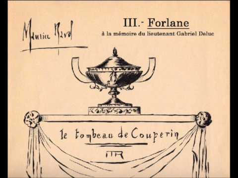 Ravel - Le Tombeau de Couperin, orchestration complète