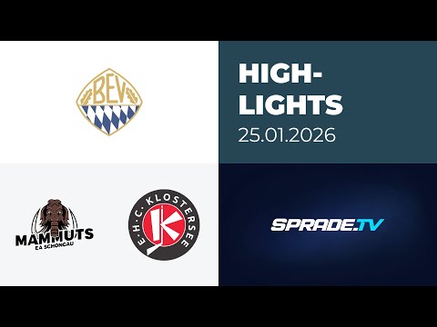 25.01.2026 - Highlights - Schongau Mammuts vs. EHC Klostersee
