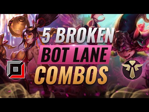 5  BROKEN Bottom Lane Combos YOU SHOULD ABUSE - League of Legends Preseason 11