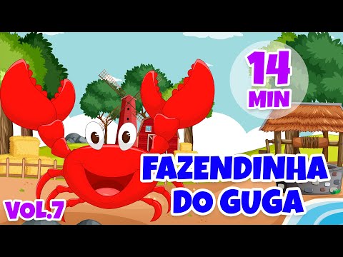 Fazendinha do Guga [clipe infantil] Vol. 7 - Giramille 14 min | Desenho Animado Musical