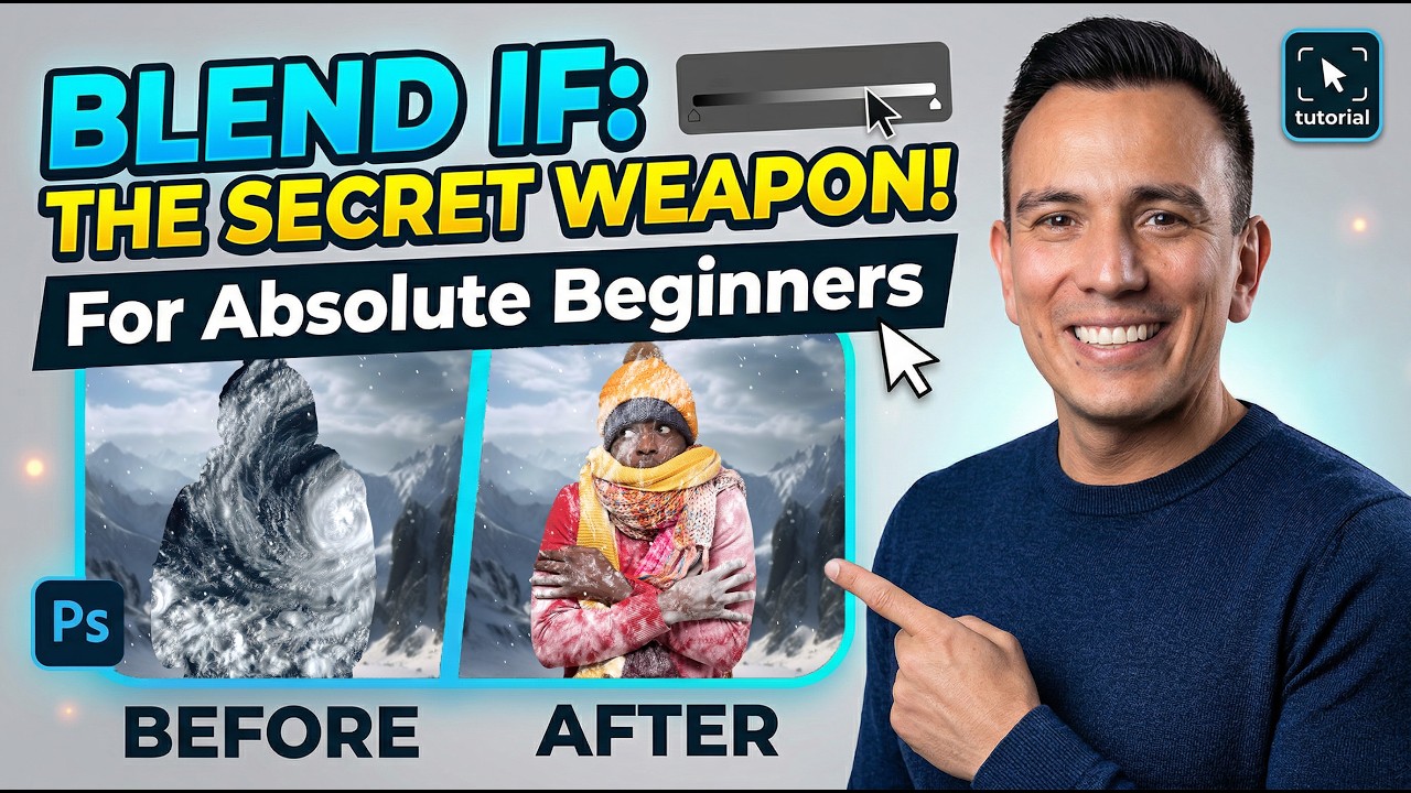 Photoshop's "Blend If" Explained | Pixel-Perfect Transparency in Seconds