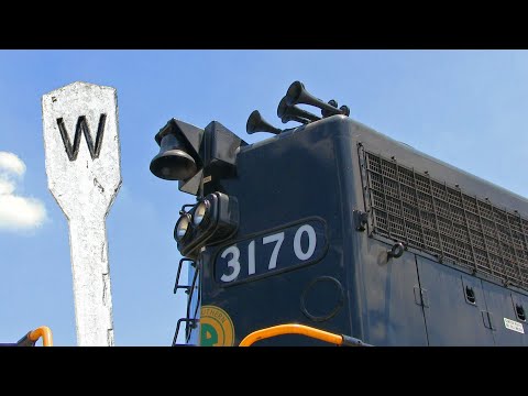 TRAIN HORN & WHISTLE COMPILATION – Steam, Diesel, Electric, Passenger & Freight