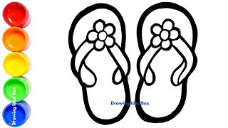 Drawing Shoes and Slippers | Fun and Easy Drawing Ideas for Kids | Step By Step