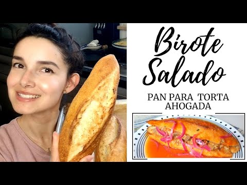 Birote salado para TORTA AHOGADA! Como el de GUADALAJARA🔥 Receta original paso a paso desde Alemania