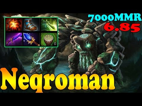 Dota 2 - Neqroman 7000 MMR Plays Tiny Vol 4 - Ranked Match Gameplay!