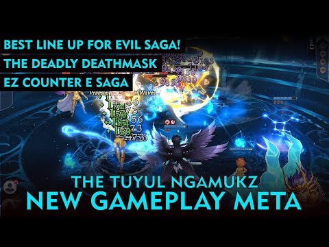 Cancer Deathmask Is Evil "The Tuyul Ngamukz" - Saint Seiya Awakening