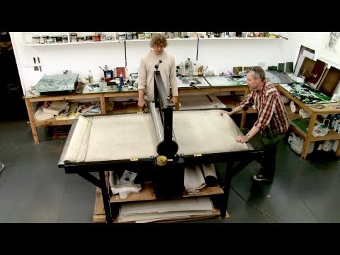 Welcome to the Goldmark Gallery's Atelier (print studio)