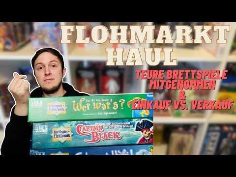 FLOHMARKT HAUL | BRETTSPIELE, DIDDL & Co. | TIPPS & TRICKS | Wie viel Gewinn!? | LIVE AUSBEUTE