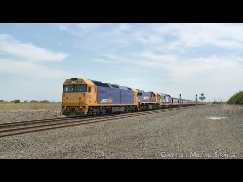 7736V Pacific National Grain Train Passing Through Gheringhap Loop (12/12/2023) - PoathTV Railways