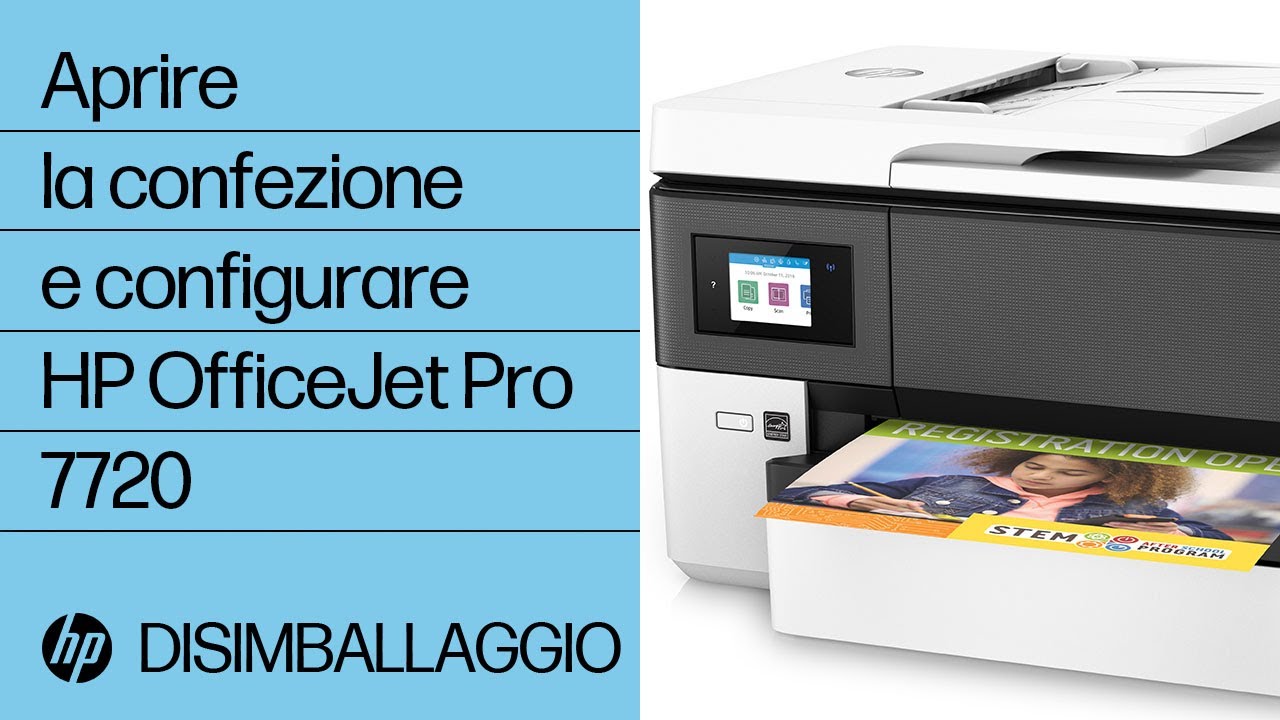 HP Officejet Pro 7720 Imprimante video thumbnail