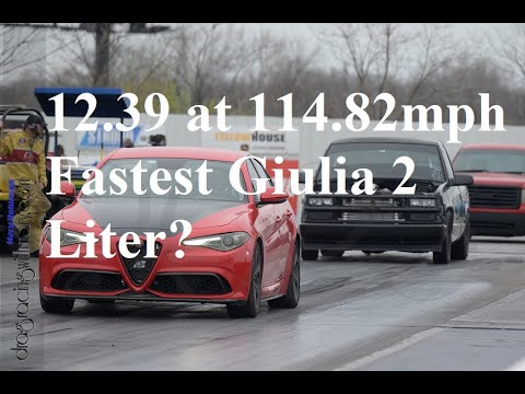 Alfa Giulia 2.0 400hp Dyno and Drag Strip Eurocompulsion