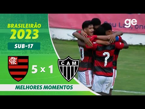 Gols e lances de Flamengo x Atlético Mineiro