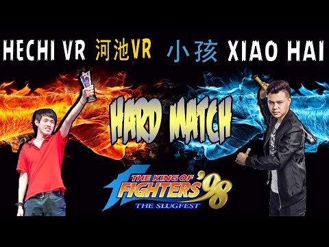 KOF 98 - LIVE MATCH - Hechi VR 河池 VR (Main) vs Xiao Hai 小孩 (Roulette) - FT 10 - 11-08-2018