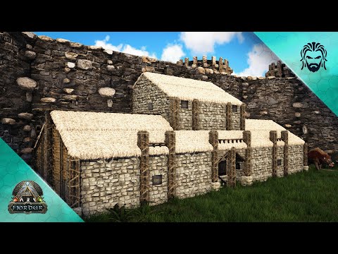 Building in my Castle and Hunting Alphas! - ARK Fjordur [E7]