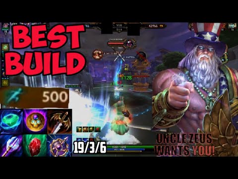 Best Build On Zeus | SMITE Conquest (MID)
