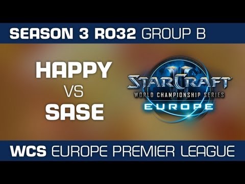 SaSe vs. Happy - Group B Ro32 - WCS Europe Season 3 - StarCraft 2