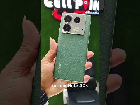 Infinix Note 40s... Fast unboxing video... Fast look just awesome.It's green colour and leather body