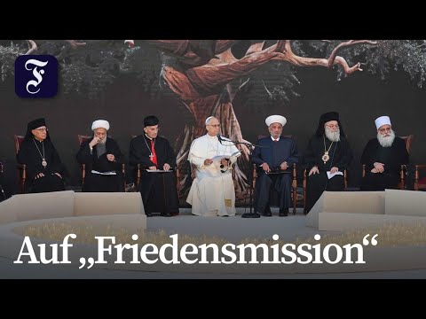 Papst betet im Libanon für Frieden in Nahost