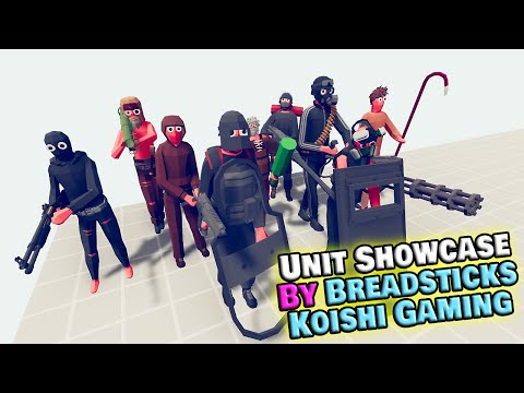 Viewer's Creation Units Showcase #01 Breadsticks Koishi Gaming - TABS Unit Creator Update