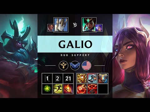 Galio Support vs Karma - NA Diamond Patch 25.18